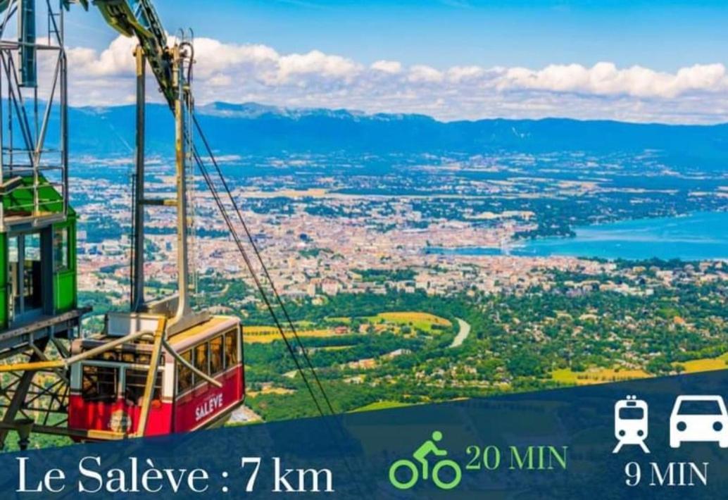 Apart 5 Personnes, 1Min Gare D'Annemasse, Geneve 5Km Екстер'єр фото