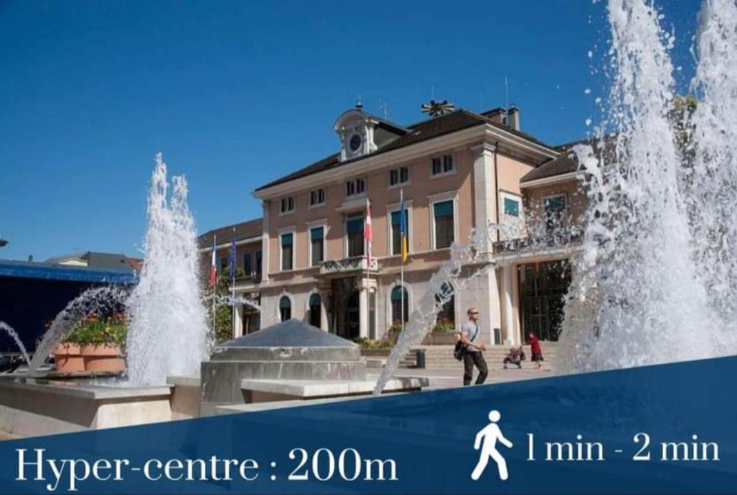 Apart 5 Personnes, 1Min Gare D'Annemasse, Geneve 5Km Екстер'єр фото